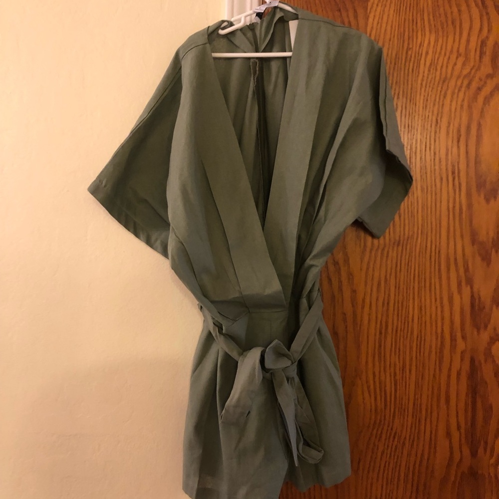 Army Green romper